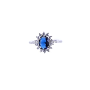 Blue Zirconia Ring