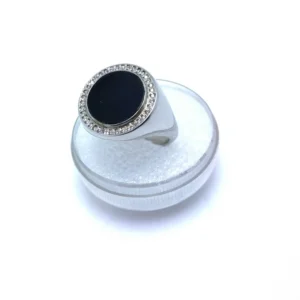 Silver Ring with Black Onyx